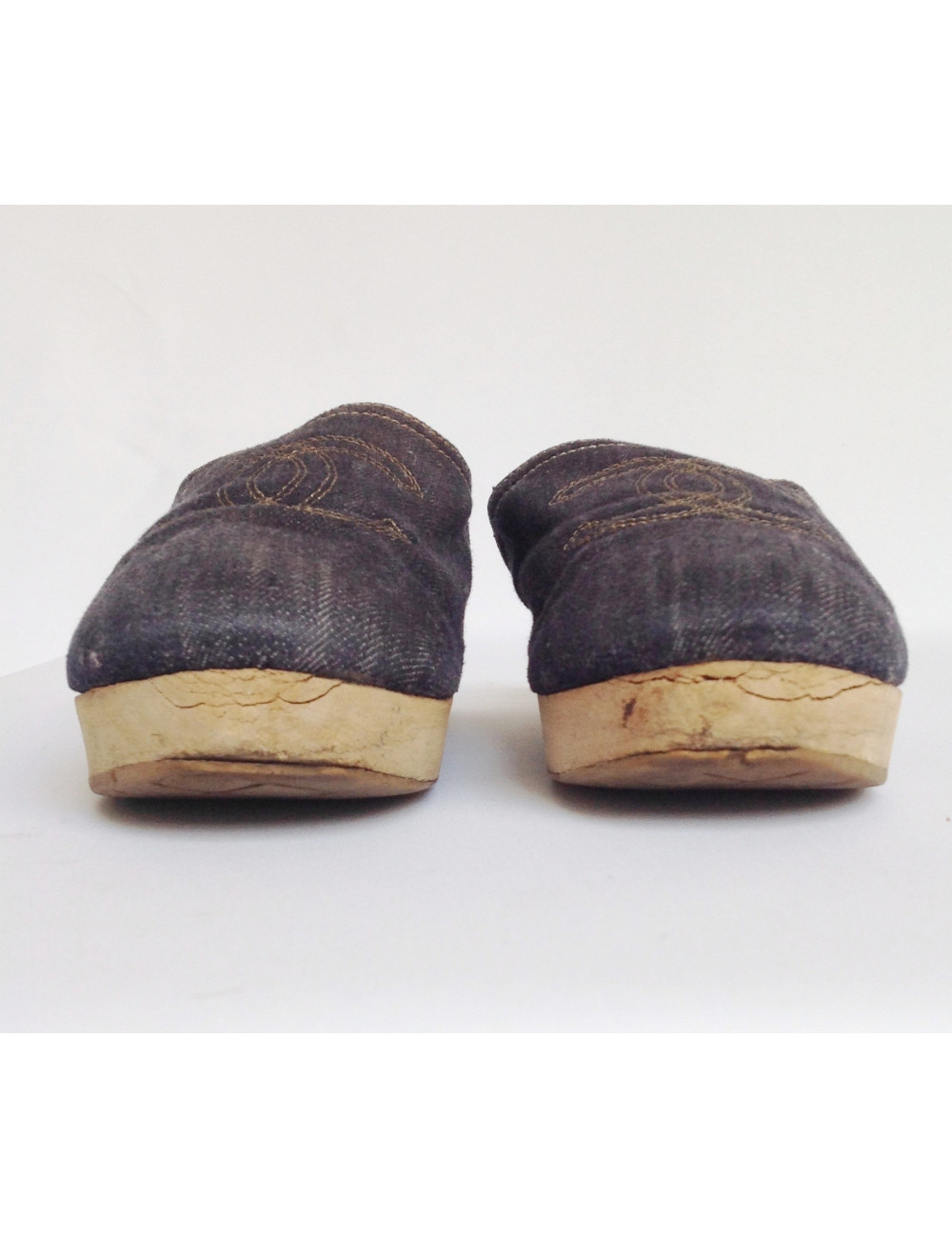 sabots CHANEL T 38 en jean 's 