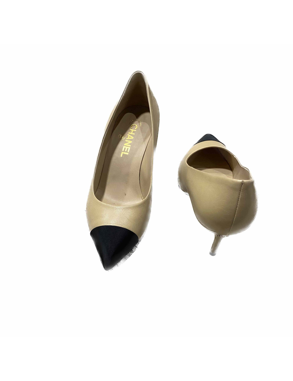 Escarpins CHANEL bicolores T 39