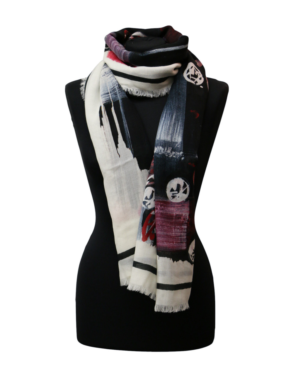 Grand châle CHANEL "TWEED 2023" cachemire