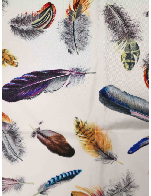 Carré Hermès Les plumes : foulard d'occasion certifiée authentique