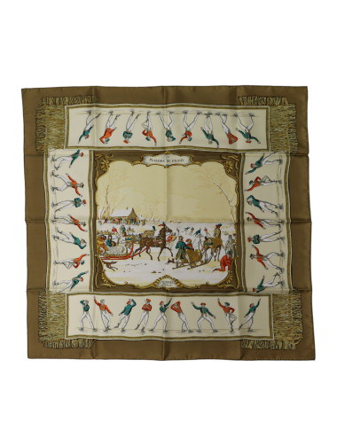 Plaisir du froid HERMES carré soie