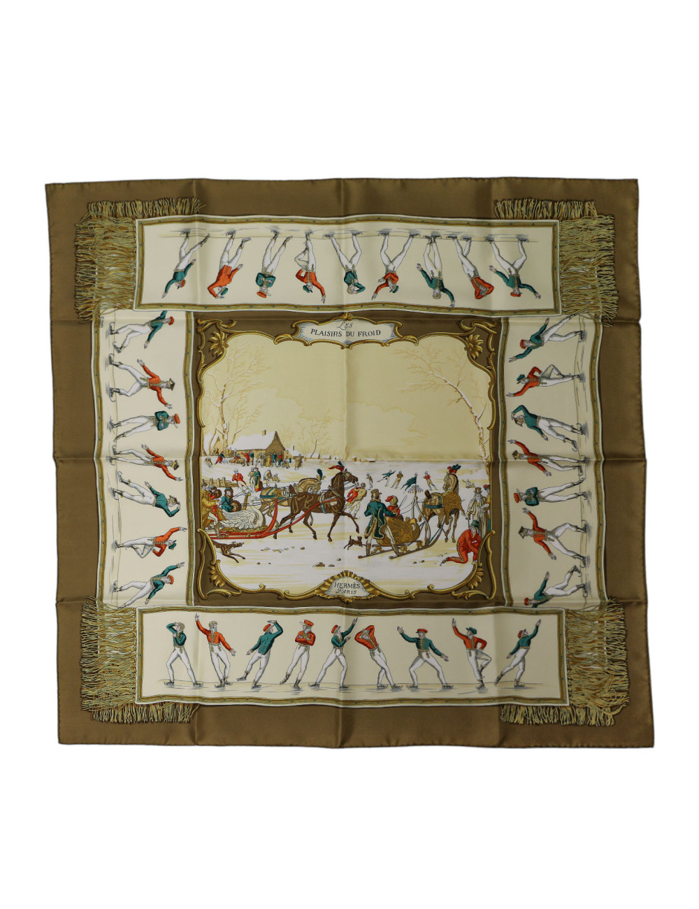 Plaisir du froid HERMES carré soie