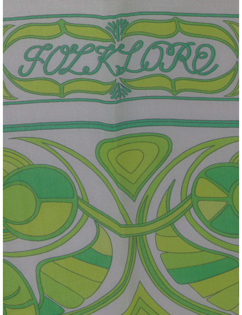 Carré Hermès Folklore vert : occasion certifiée authentique