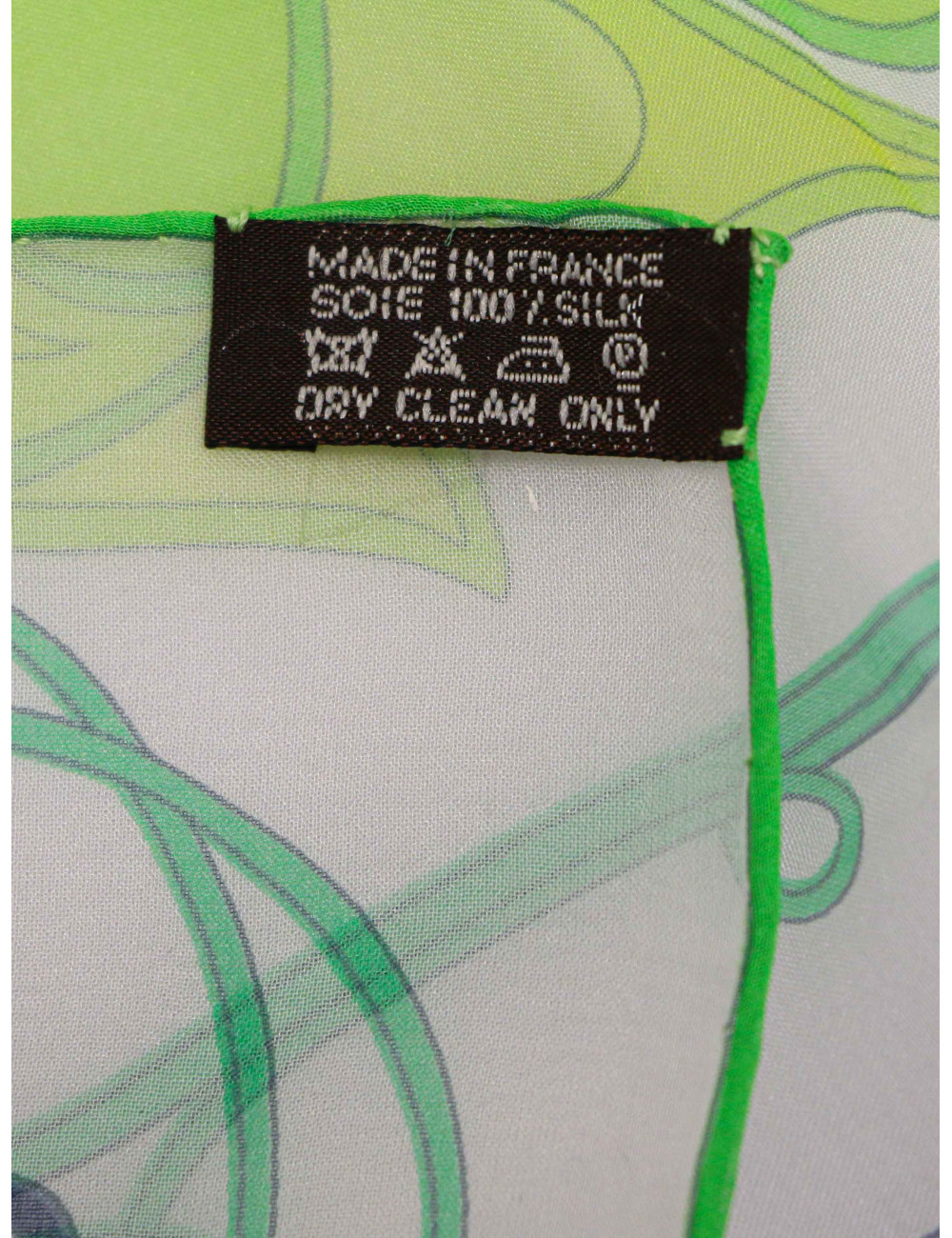 Carré Hermès Folklore vert : occasion certifiée authentique