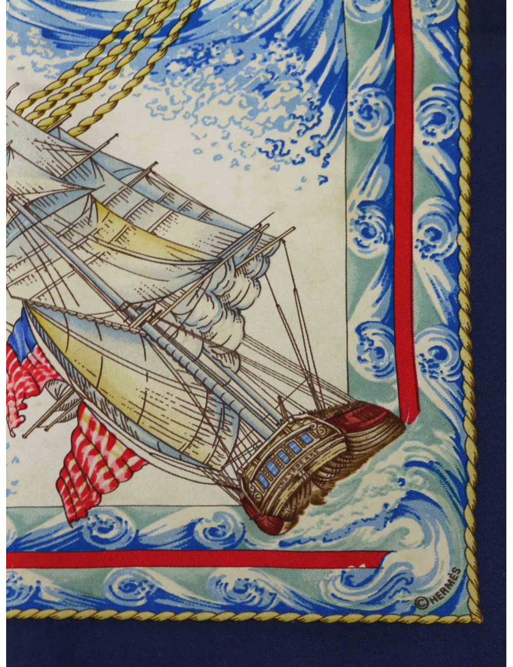 Carré HERMES Vive le vent bleu