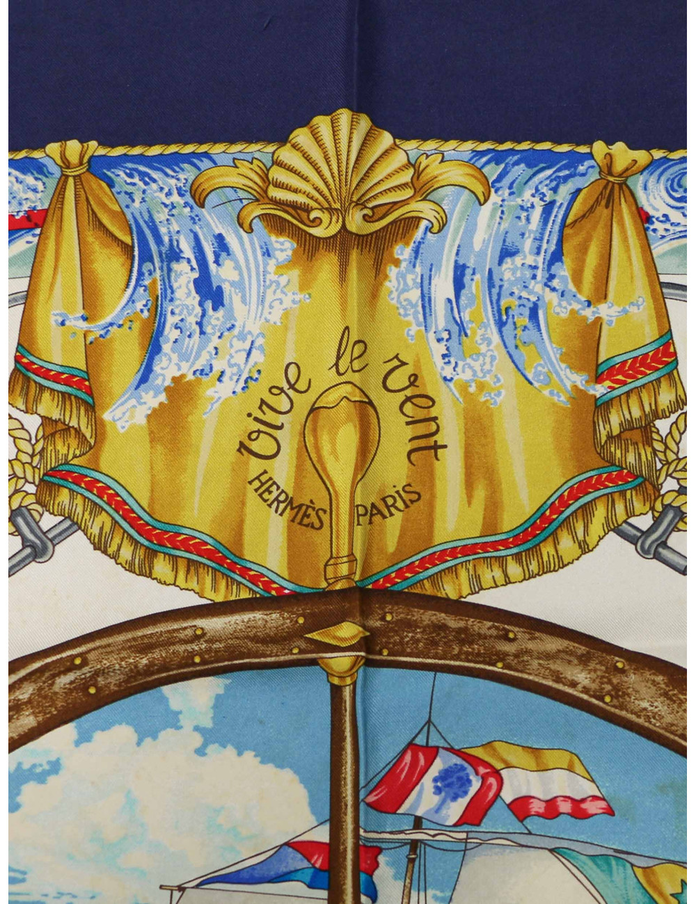 Carré HERMES Vive le vent bleu