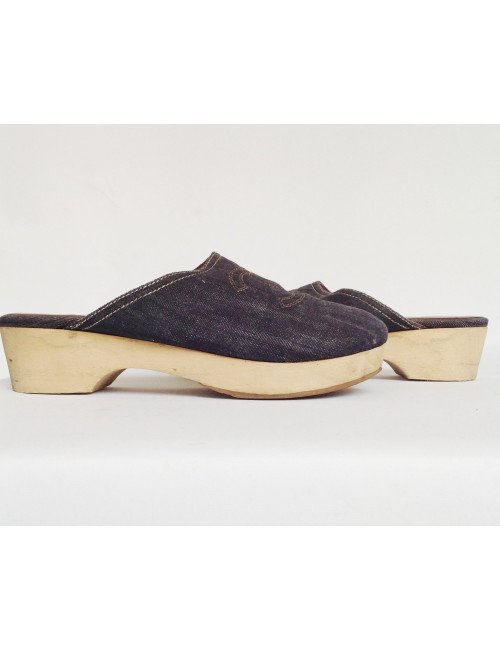 sabots CHANEL T 38 EN JEAN4S 