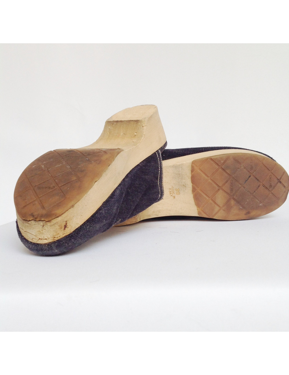 sabots CHANEL T 38 EN JEAN4S 