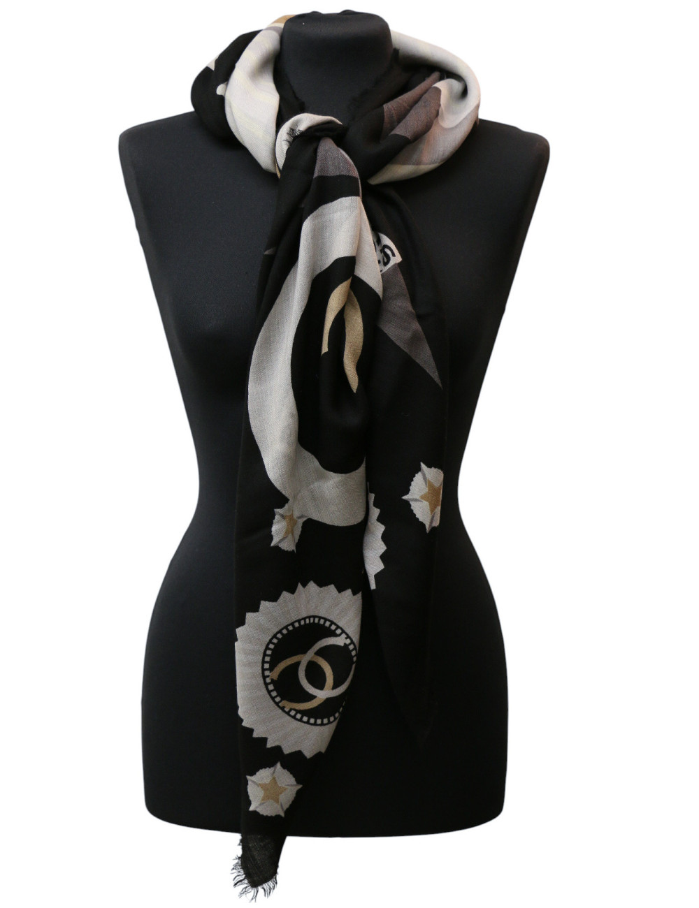Foulard CHANEL Paris-Moscou noir