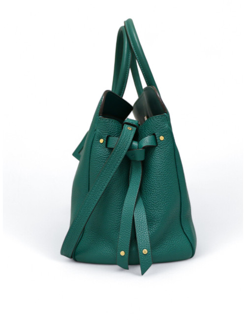 Sac Milla Louis Vuitton cuir grainé vert : certifié authentique