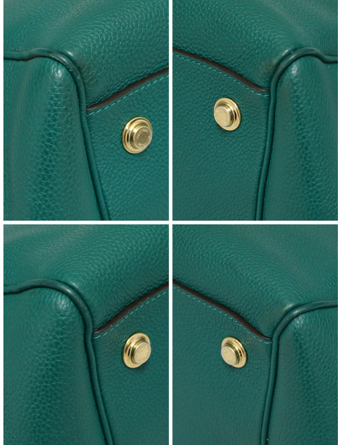 Sac Milla Louis Vuitton cuir grainé vert : certifié authentique