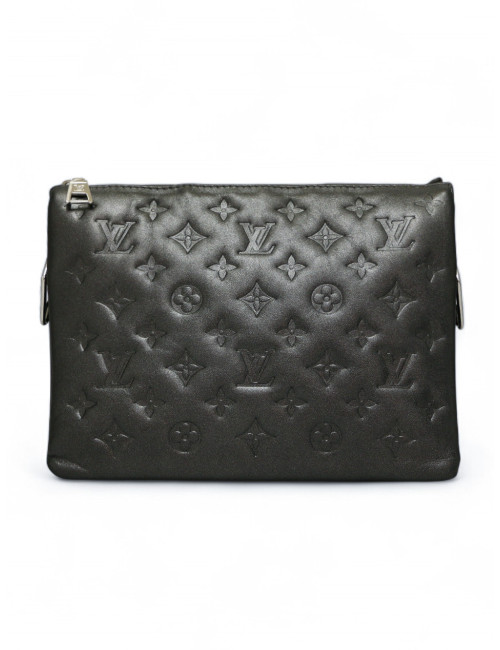 Sac Coussin Louis Vuitton cuir embossé Monogram, occasion certifiée