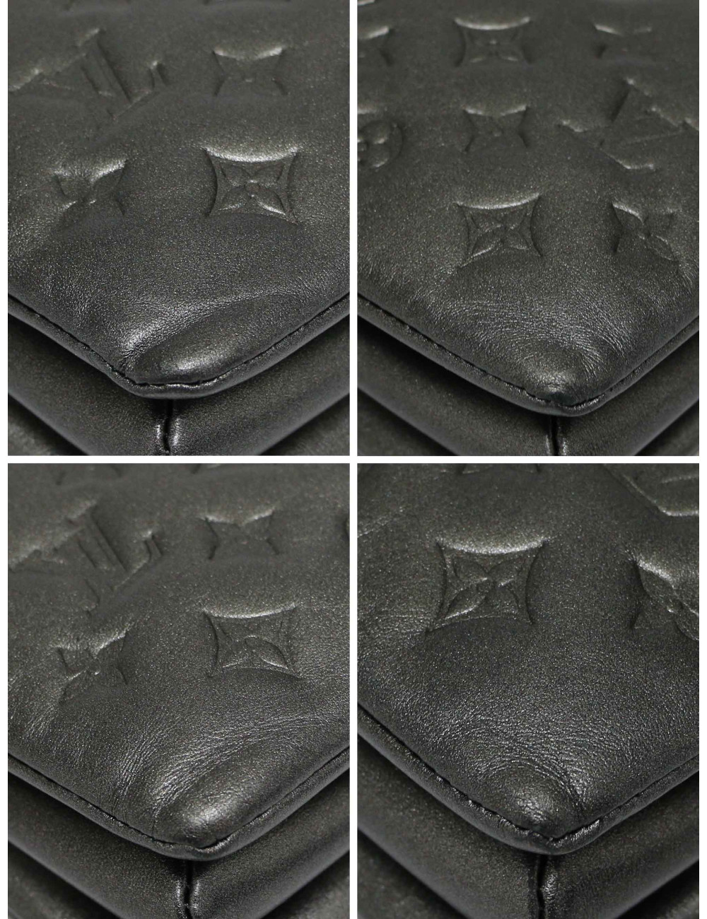 Sac Coussin Louis Vuitton cuir embossé Monogram, occasion certifiée