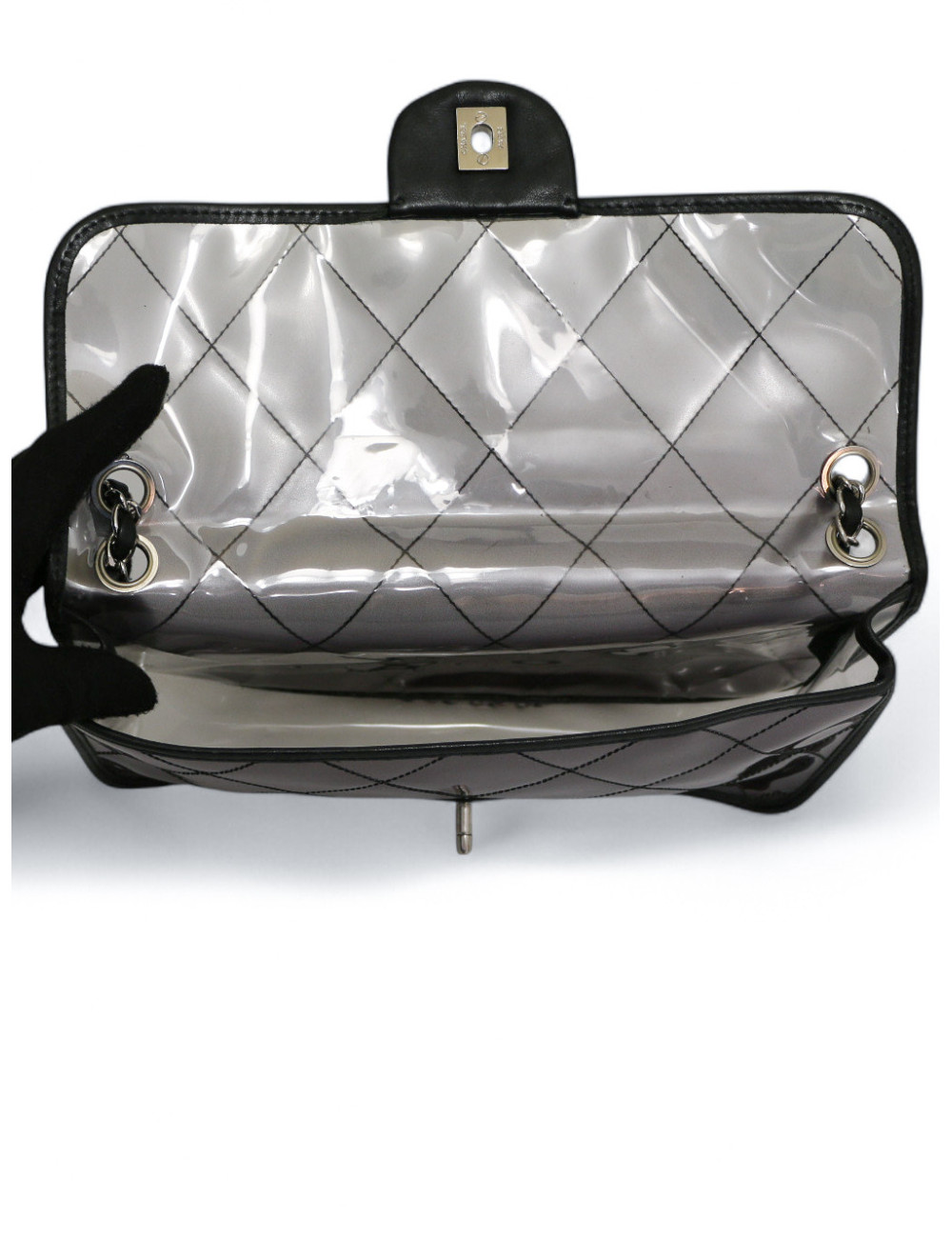 Sac Timeless CHANEL transparent PVC