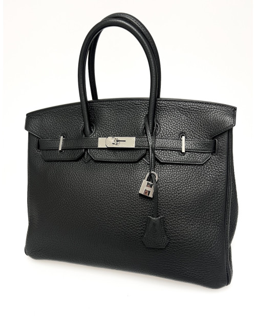 Sac classique HERMES Birkin 35 noir