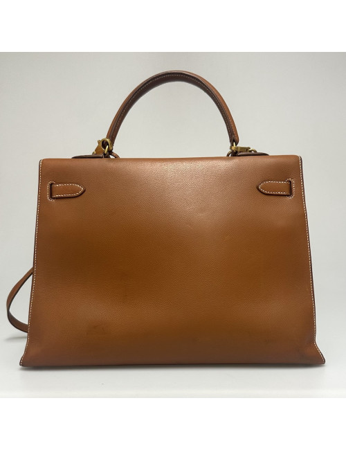 Kelly 35 Sellier Hermès Epsom Gold : occasion certifiée authentique