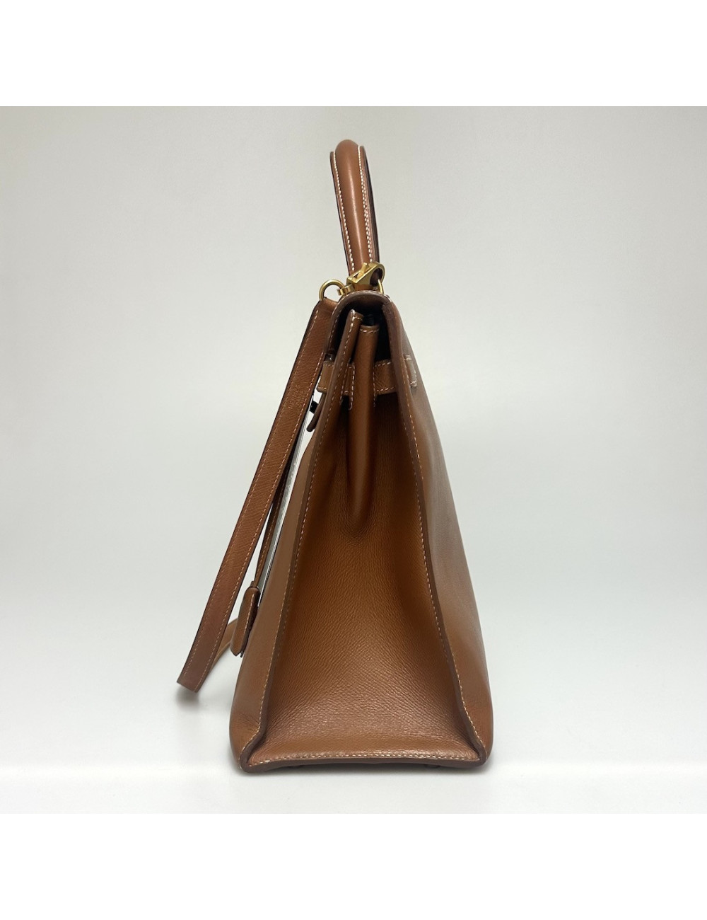 Kelly 35 Sellier Hermès Epsom Gold : occasion certifiée authentique