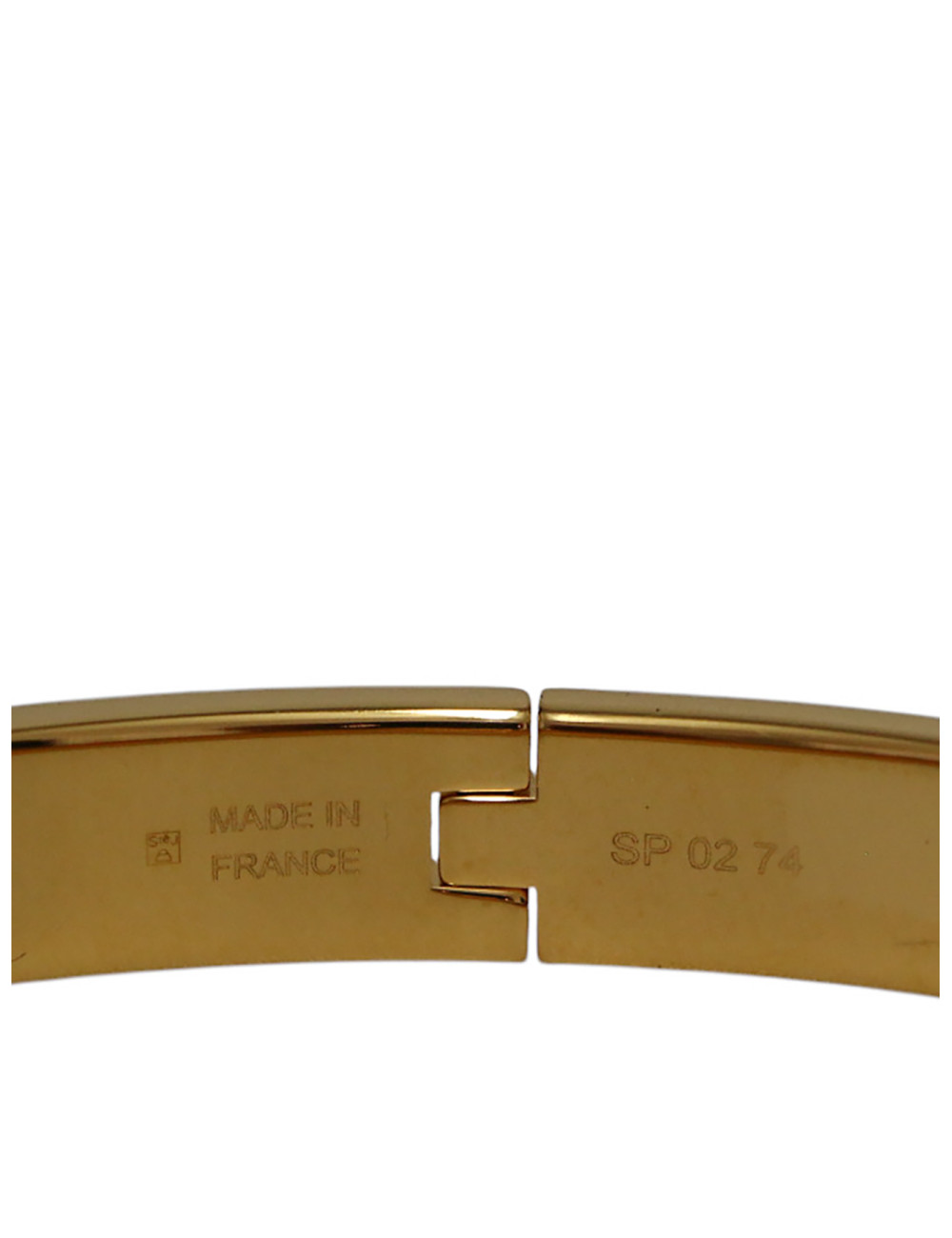 Mini Clic Kelly HERMES émail blanc