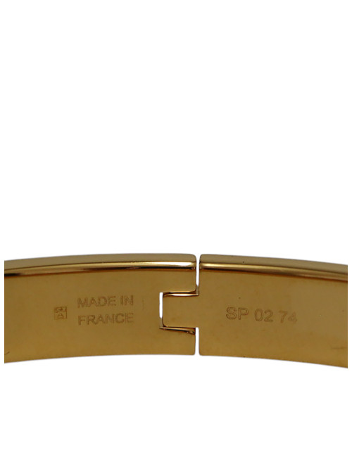 Mini Clic Kelly HERMES émail blanc