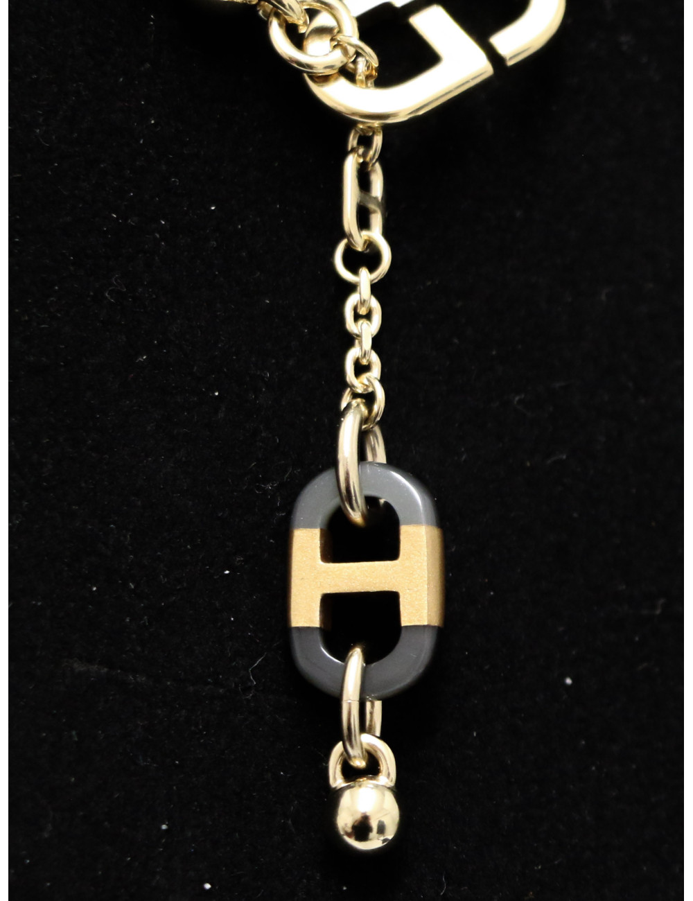 Collier HERMES sur Mer plaqué corne de buffle