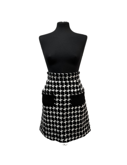 Jupe CHANEL pied de poule T 38