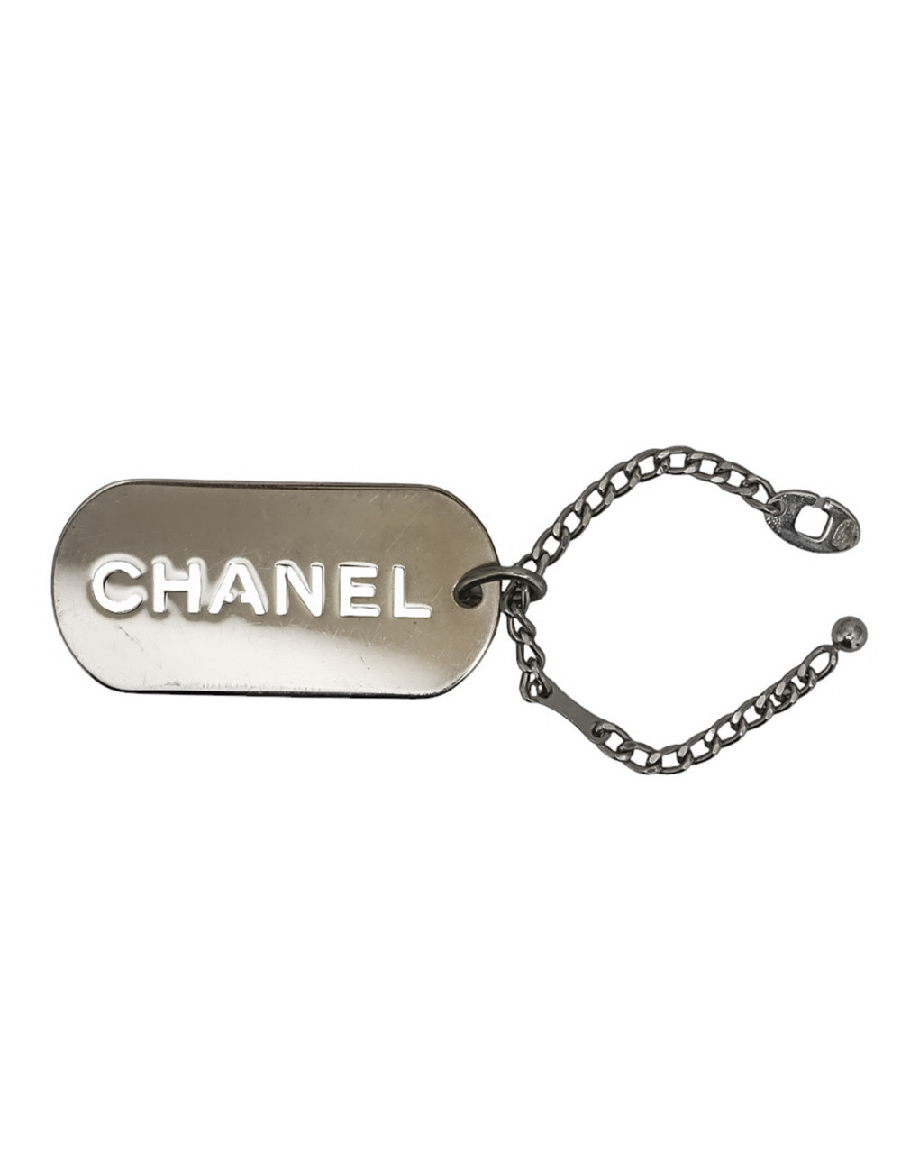Charms CHANEL métal argenté