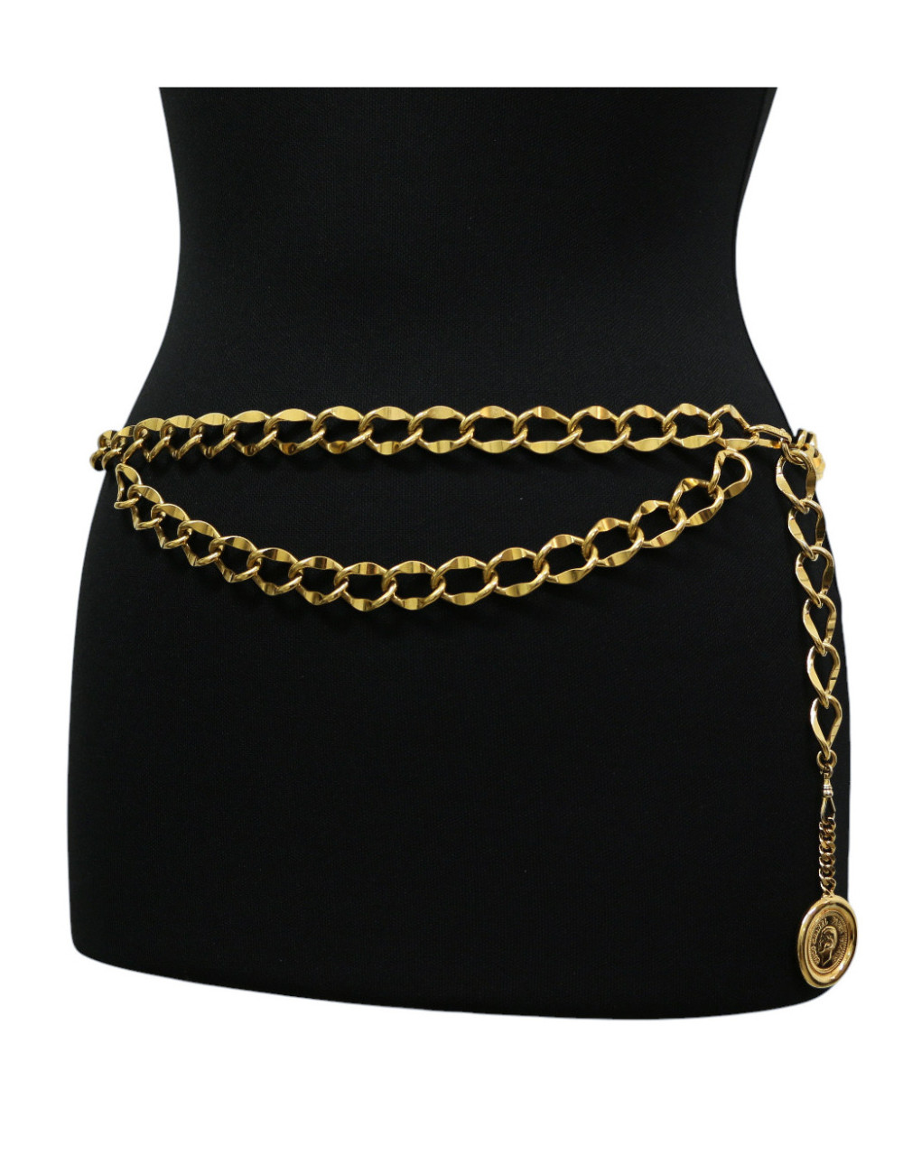 Ceinture CHANEL métal doré Vintage