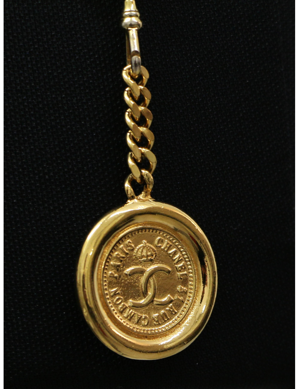 Ceinture CHANEL métal doré Vintage