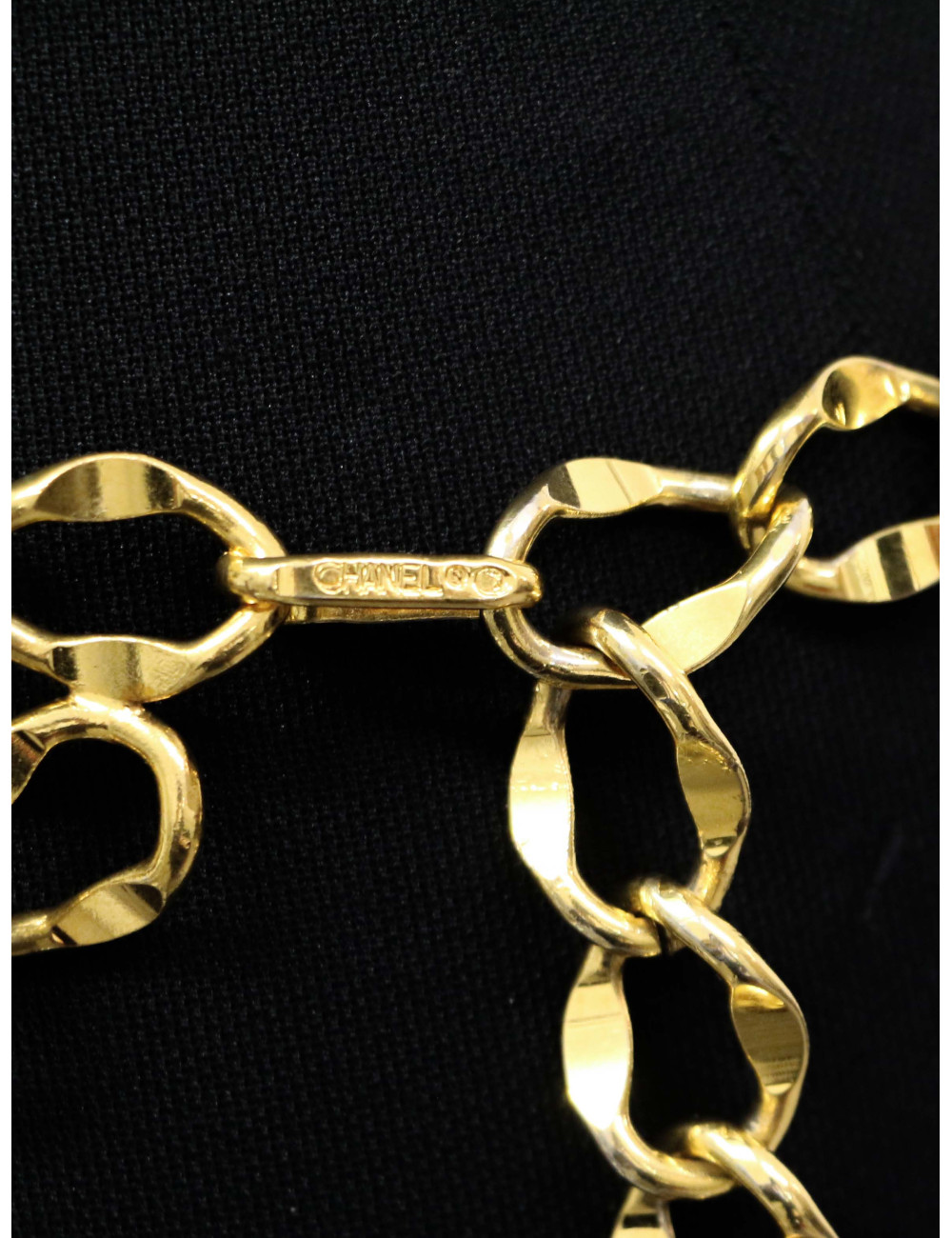 Ceinture CHANEL métal doré Vintage