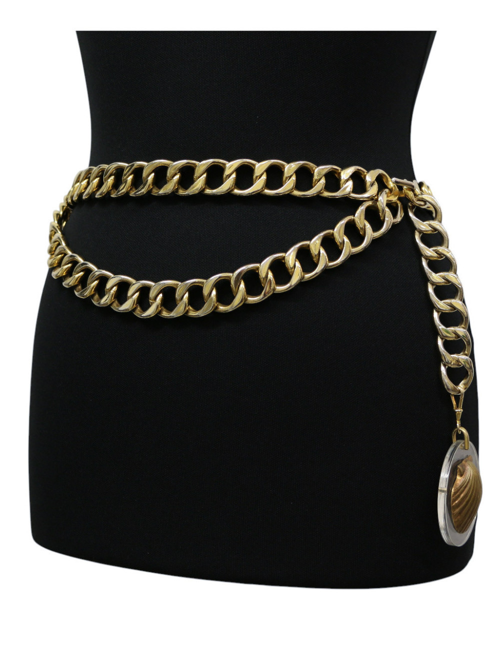 Ceinture CHANEL maille dorée Vintage