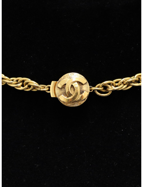 Sautoir CHANEL perles d'eau douce