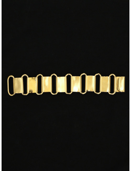 Bracelet CHANEL articulé doré Vintage