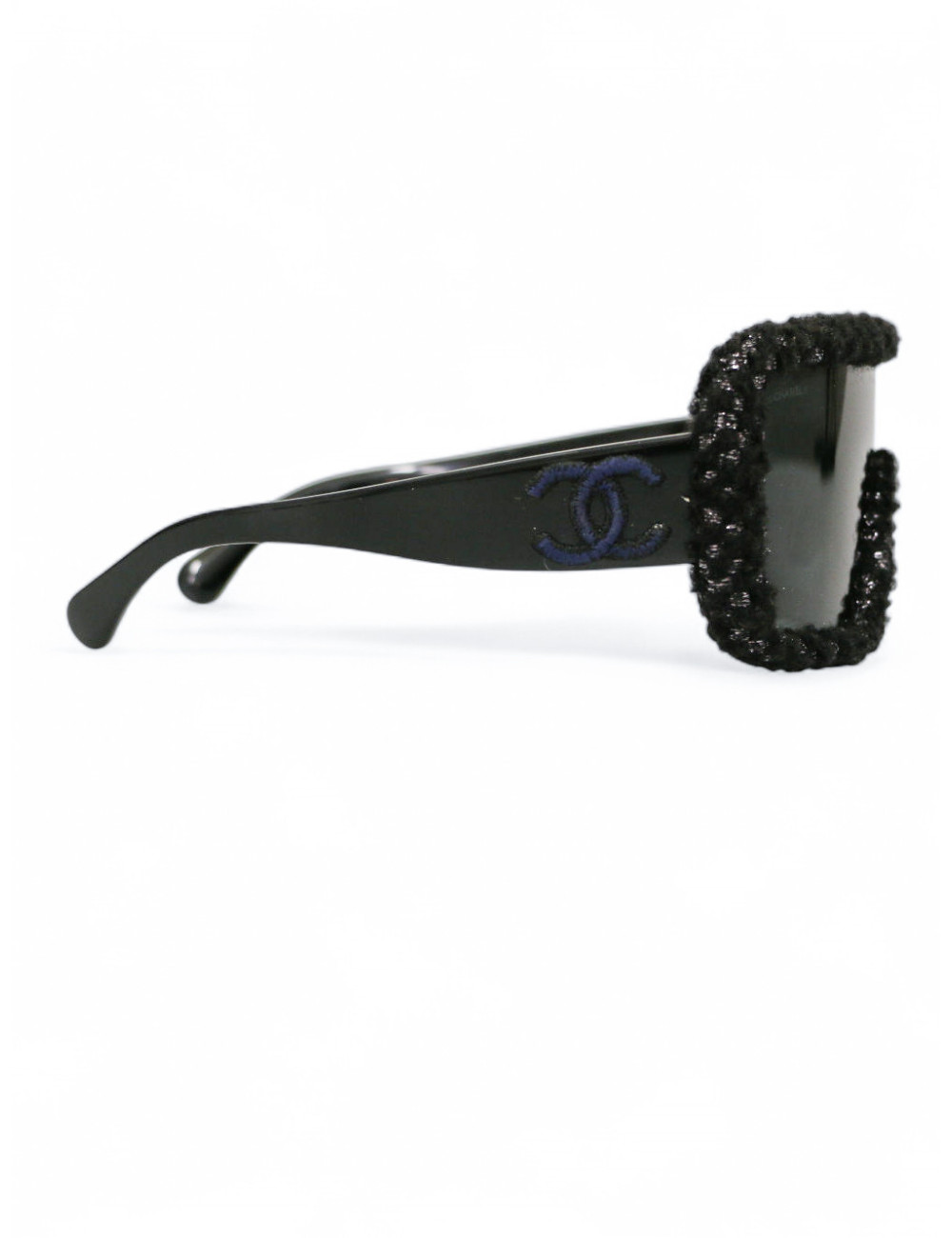 Lunettes de soleil CHANEL bordures tweed