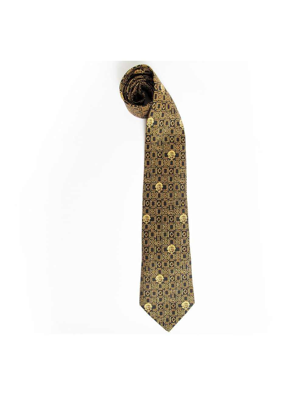 Reasons black silk HERMES tie African