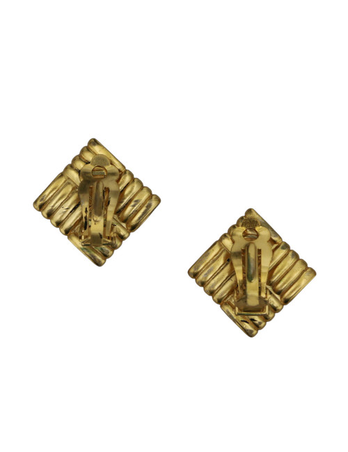 Clips Chanel carrés de 1997 : occasion certifiée authentique