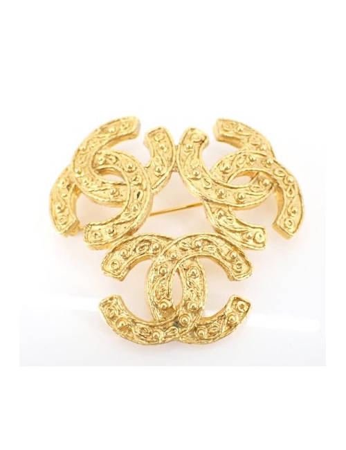 Broche 3 CC CHANEL vintage