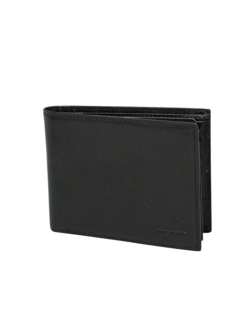 Porte cartes VALENTINO multi fentes cuir d'agneau noir