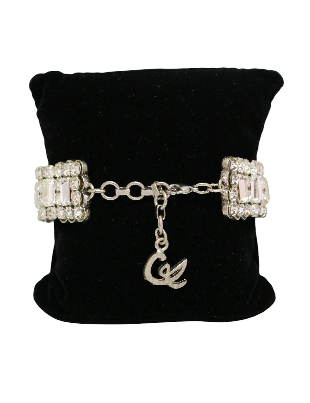 Bracelet CHRISTIAN LACROIX marguerites perles strass