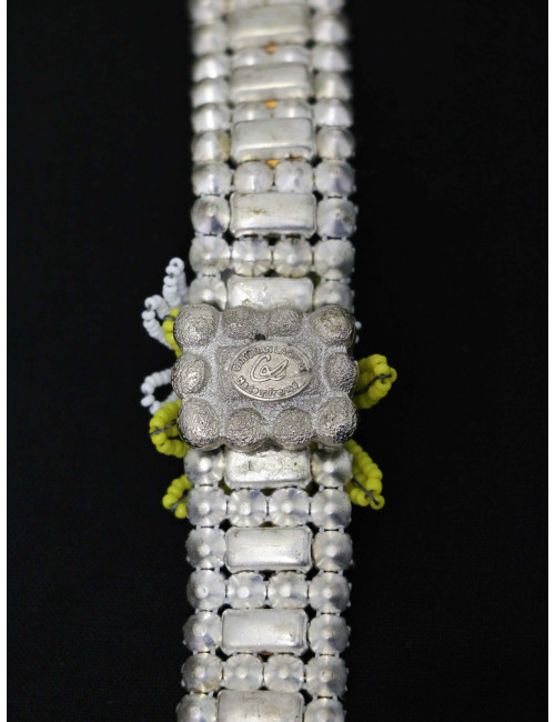 Bracelet CHRISTIAN LACROIX marguerites perles strass