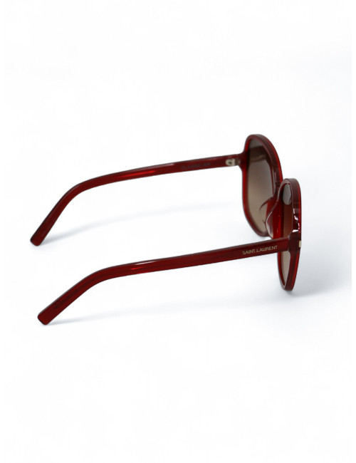 Lunettes de soleil SAINT LAURENT rouge