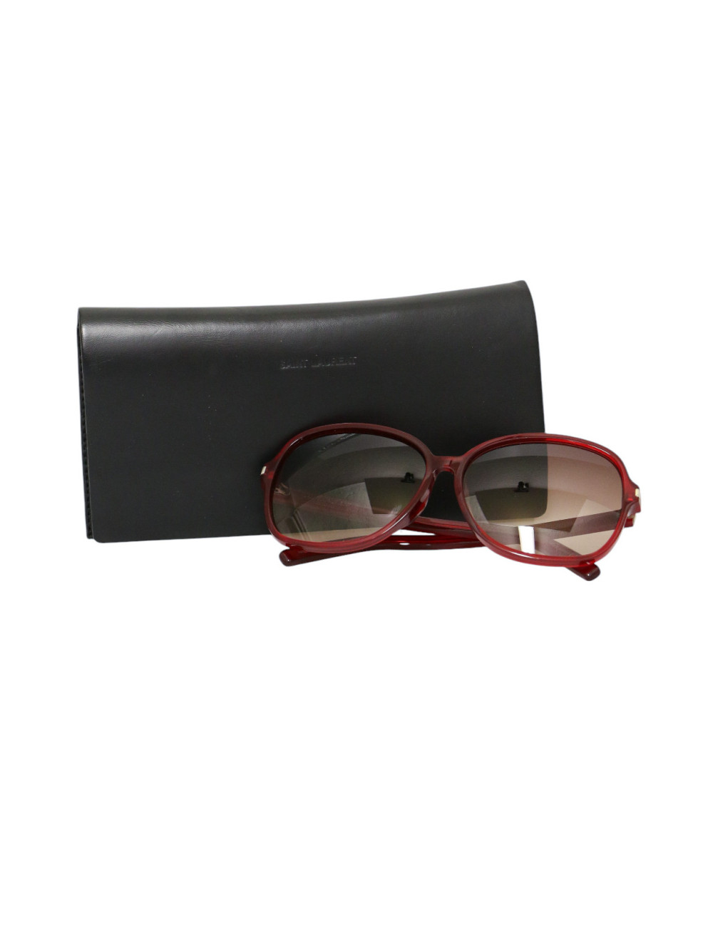 Lunettes de soleil SAINT LAURENT rouge