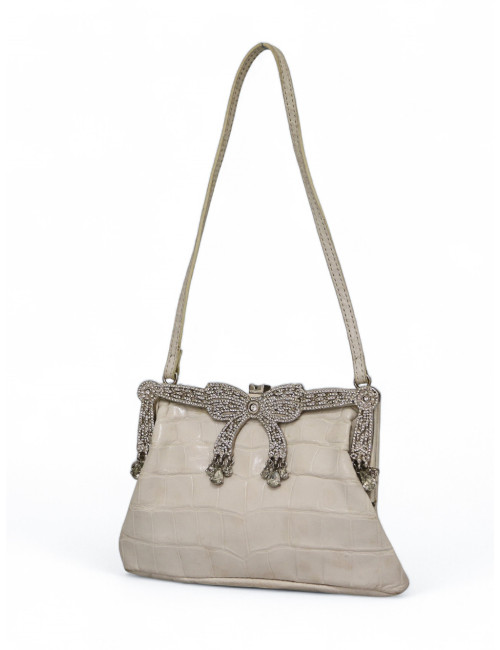 Mini sac Valentino Garavani alligator et strass certifié authentique