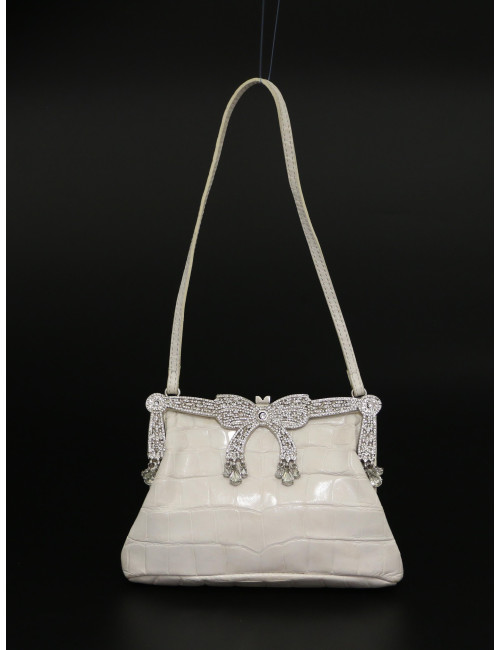 Mini sac Valentino Garavani alligator et strass certifié authentique