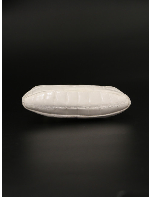 Mini sac du sac VALENTINOGARAVANI alligator écru