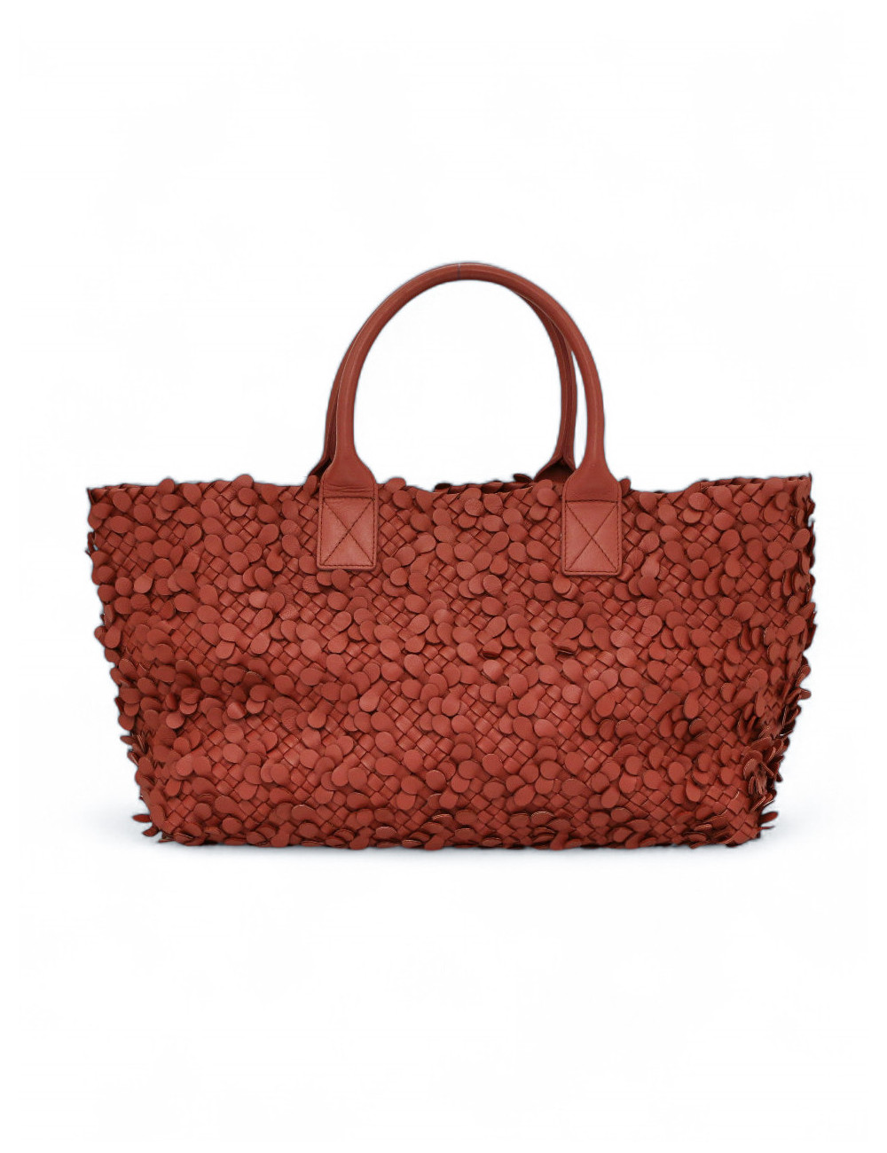 Cabas BOTTEGA VENETA cuir vieux rose