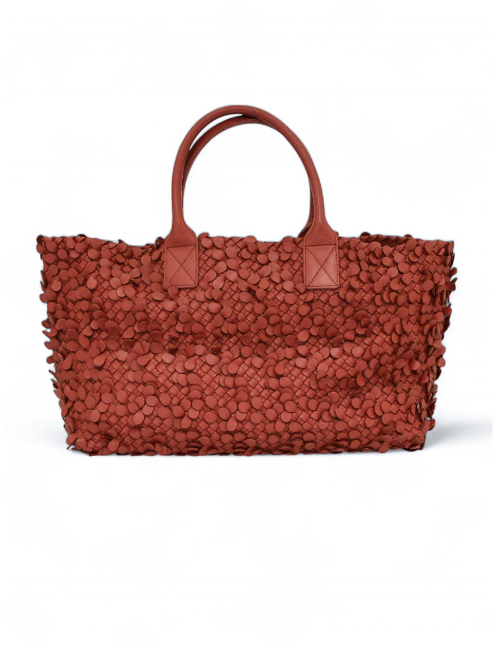 Cabas BOTTEGA VENETA cuir vieux rose