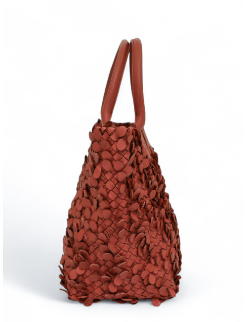 Cabas BOTTEGA VENETA cuir vieux rose