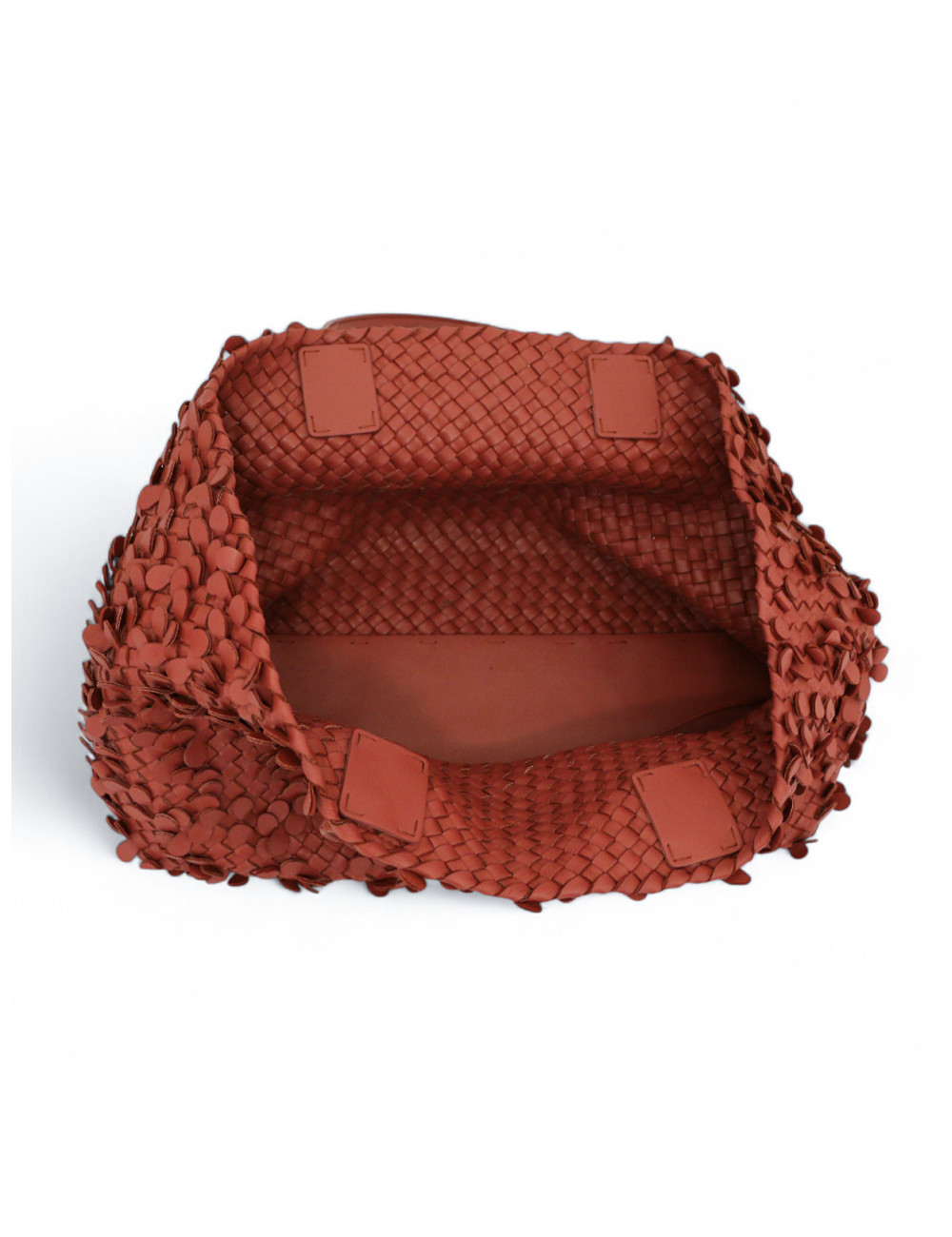 Cabas BOTTEGA VENETA cuir vieux rose
