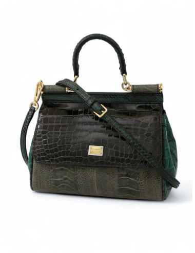 Sac Sicily DOLCE GABBANA crocodile