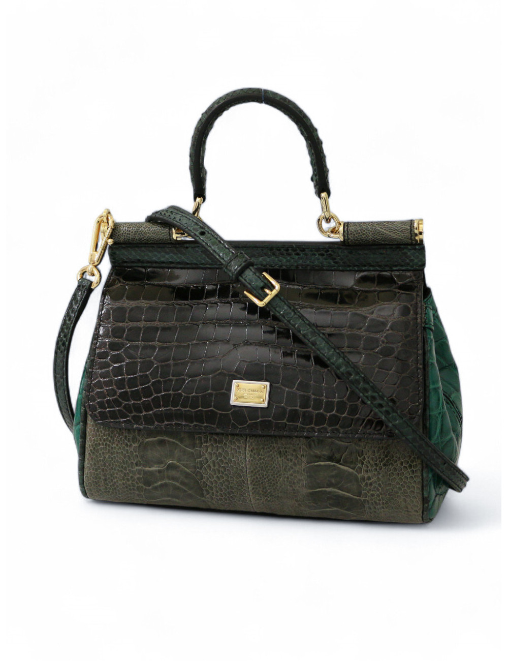 Sac Sicily DOLCE GABBANA crocodile